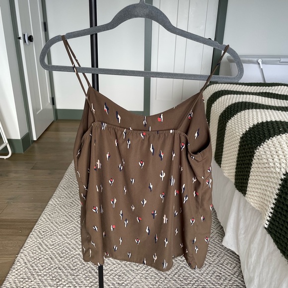 Cactus print tank top. - Picture 3 of 4